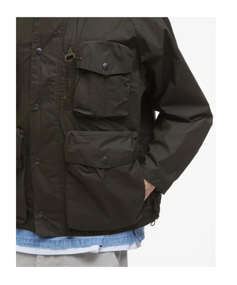 Barbour Pocket Detailed Button-Up Jacket