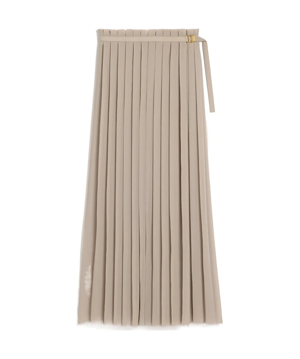 Ami Paris Pleated Maxi Skirt