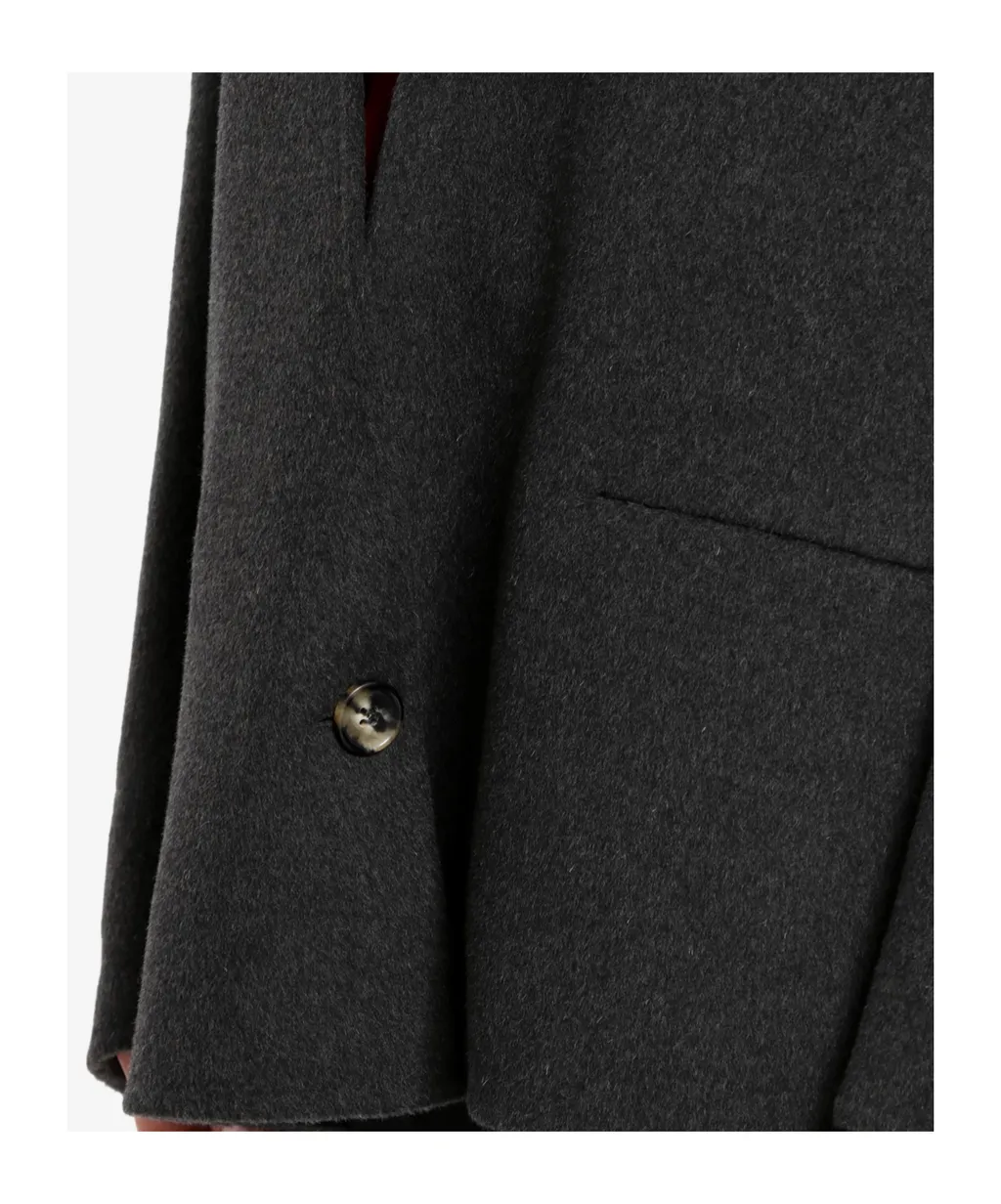 V-Neck Long Sleeve Suit Jacket