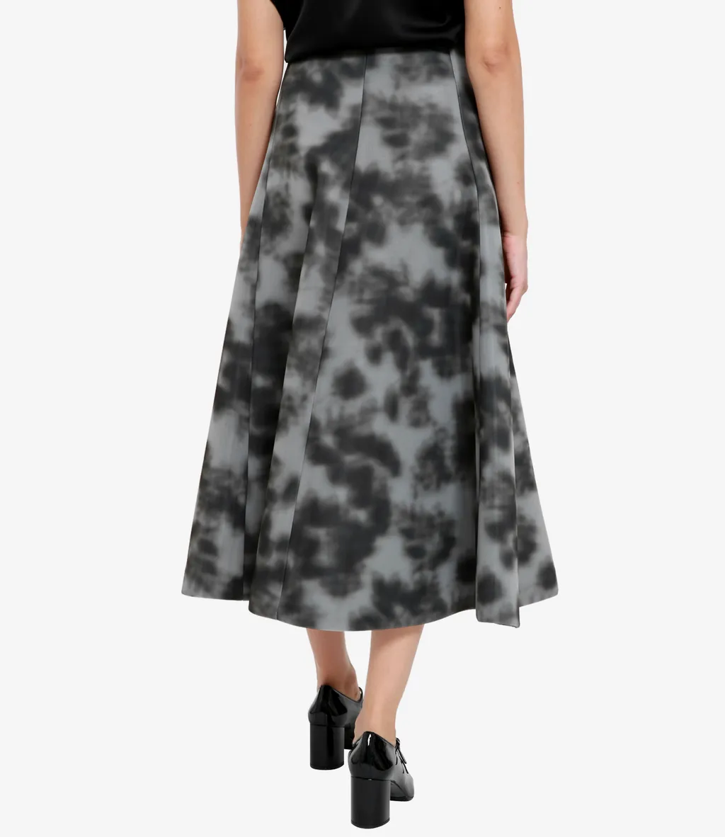 Printed Half-Length Skirt