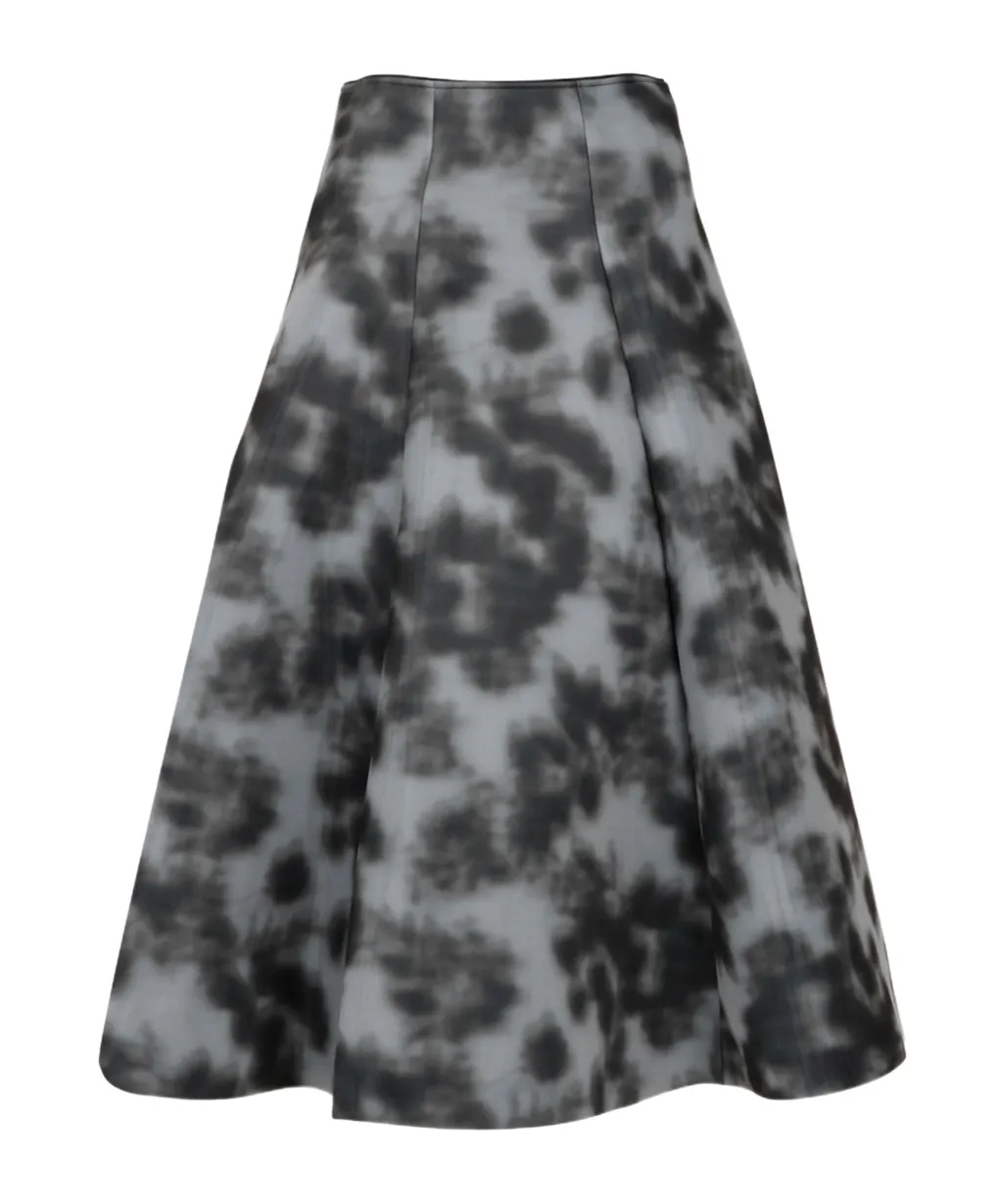 Printed Half-Length Skirt