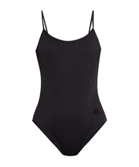 Diamond-Quilted Swimsuit