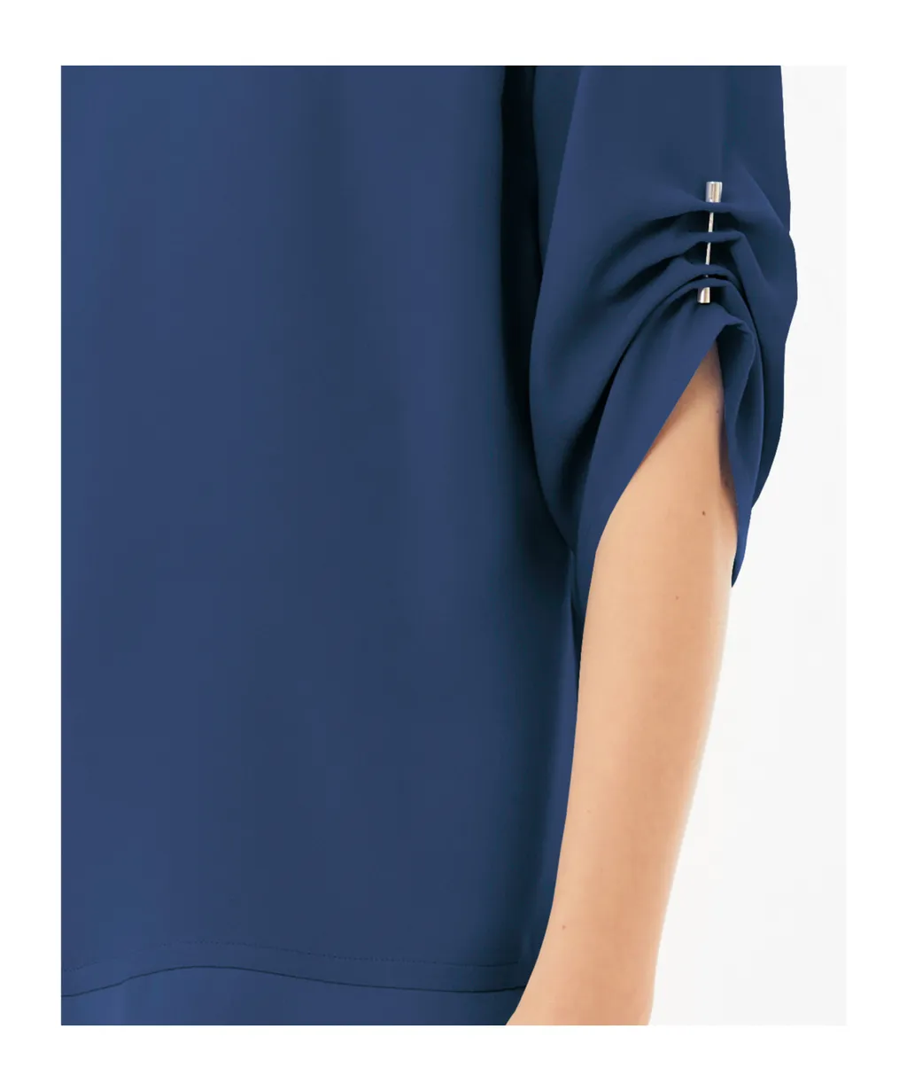 Liu Jo Keyhole Detaild Crepe Mini Skirt