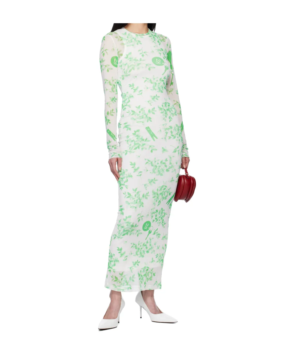 Round Neck Long Sleeve Dress