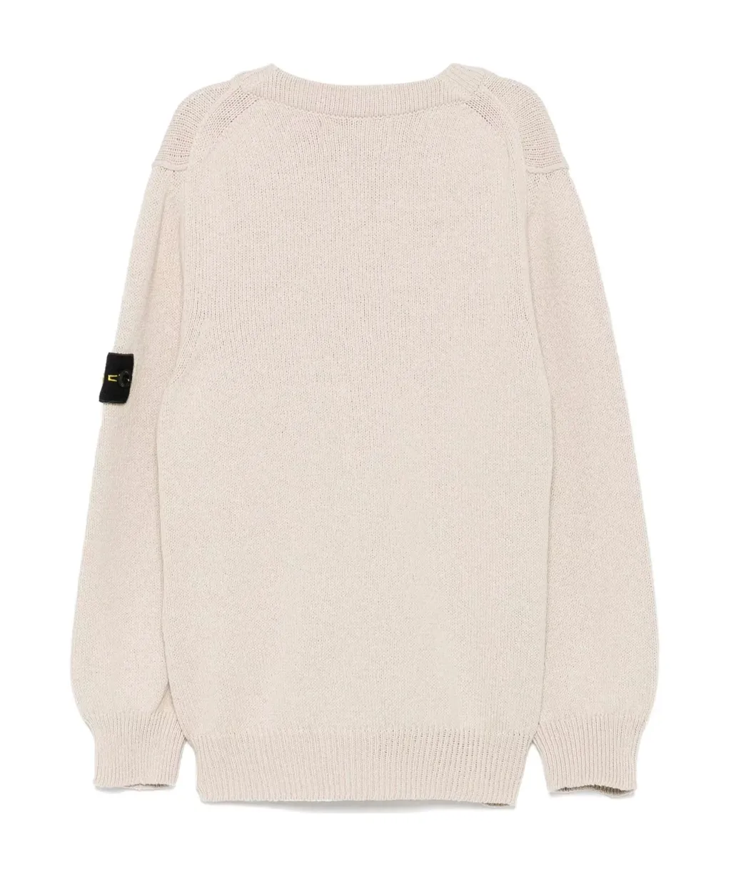 Stone Island Junior Compass-Badge Crewneck Jumper