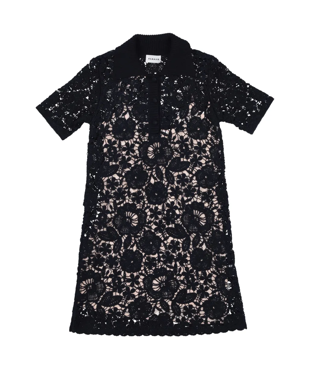 Copper Cotton Mini Dress