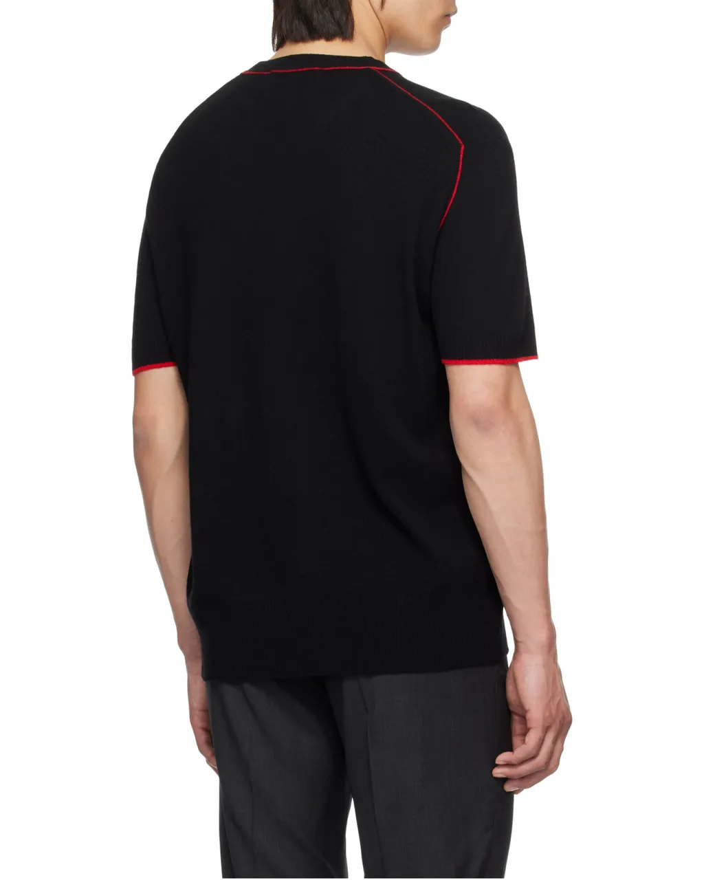 Alex Contrast-Stitched Short-Sleeves T-Shirt