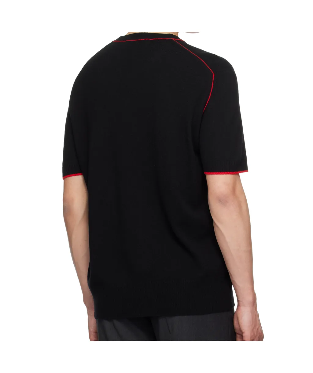 Alex Contrast-Stitched Short-Sleeves T-Shirt