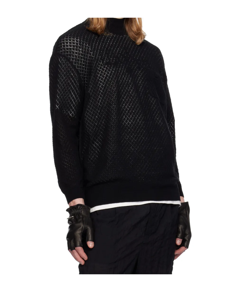 Knitted Mesh Sweater