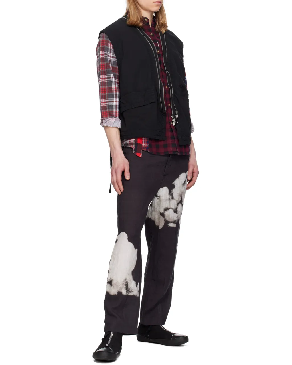 Undercover Double-Zipped V-Neck Vest