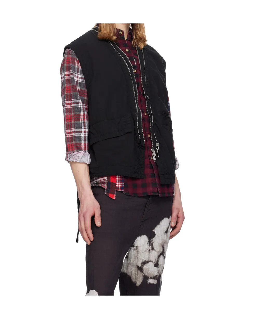 Undercover Double-Zipped V-Neck Vest