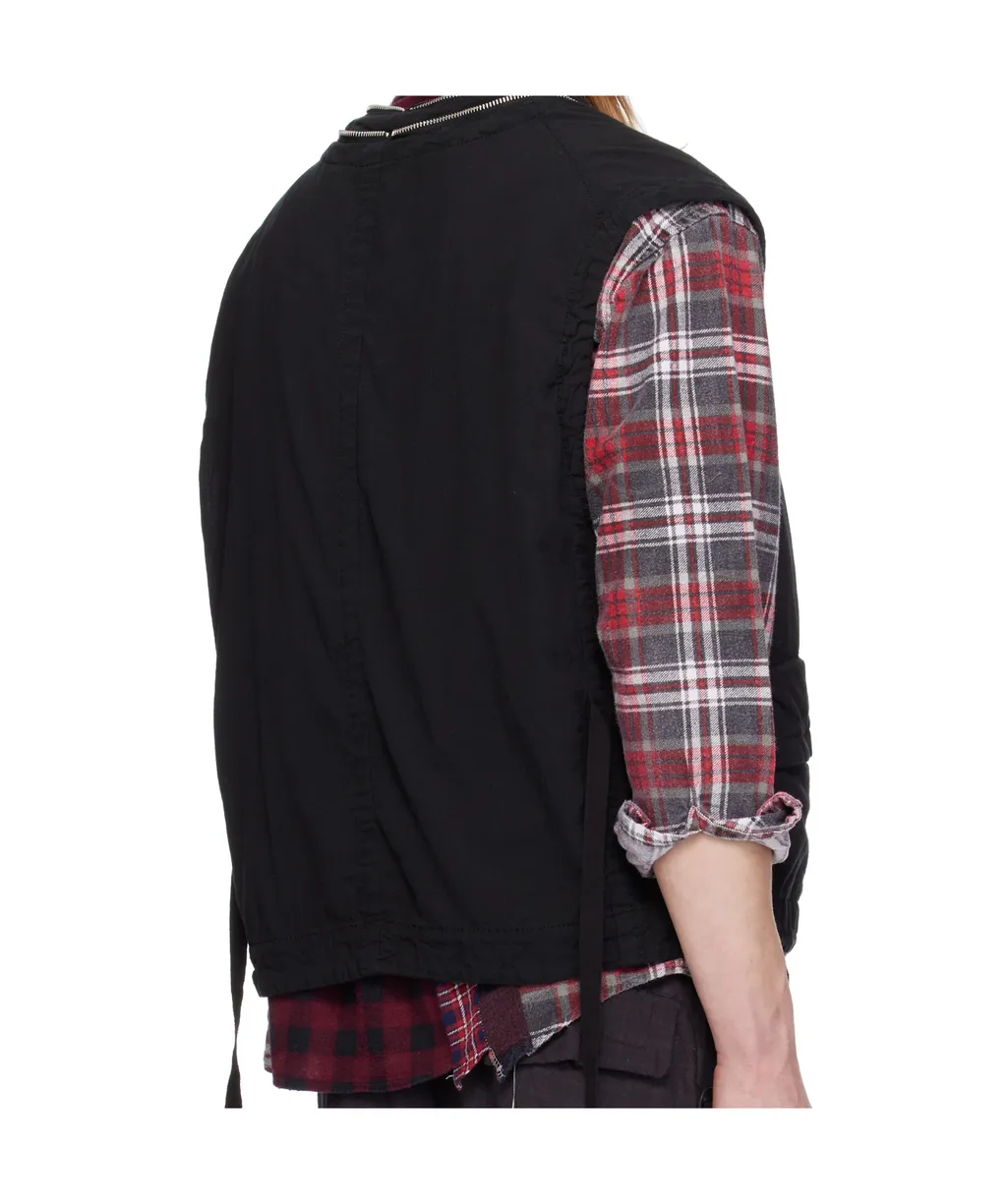Undercover Double-Zipped V-Neck Vest