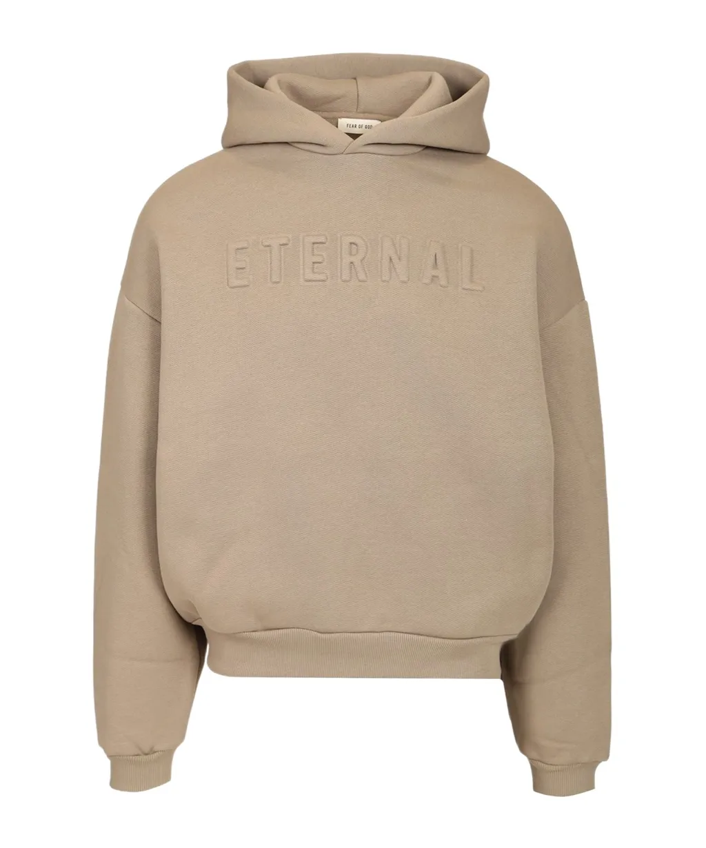 Fear Of God Logo Embossed Hoodie