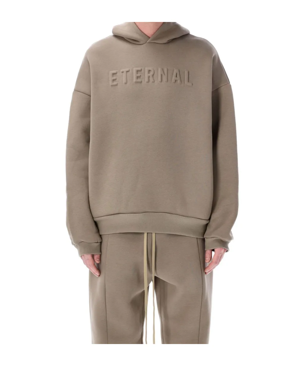 Fear Of God Logo Embossed Hoodie