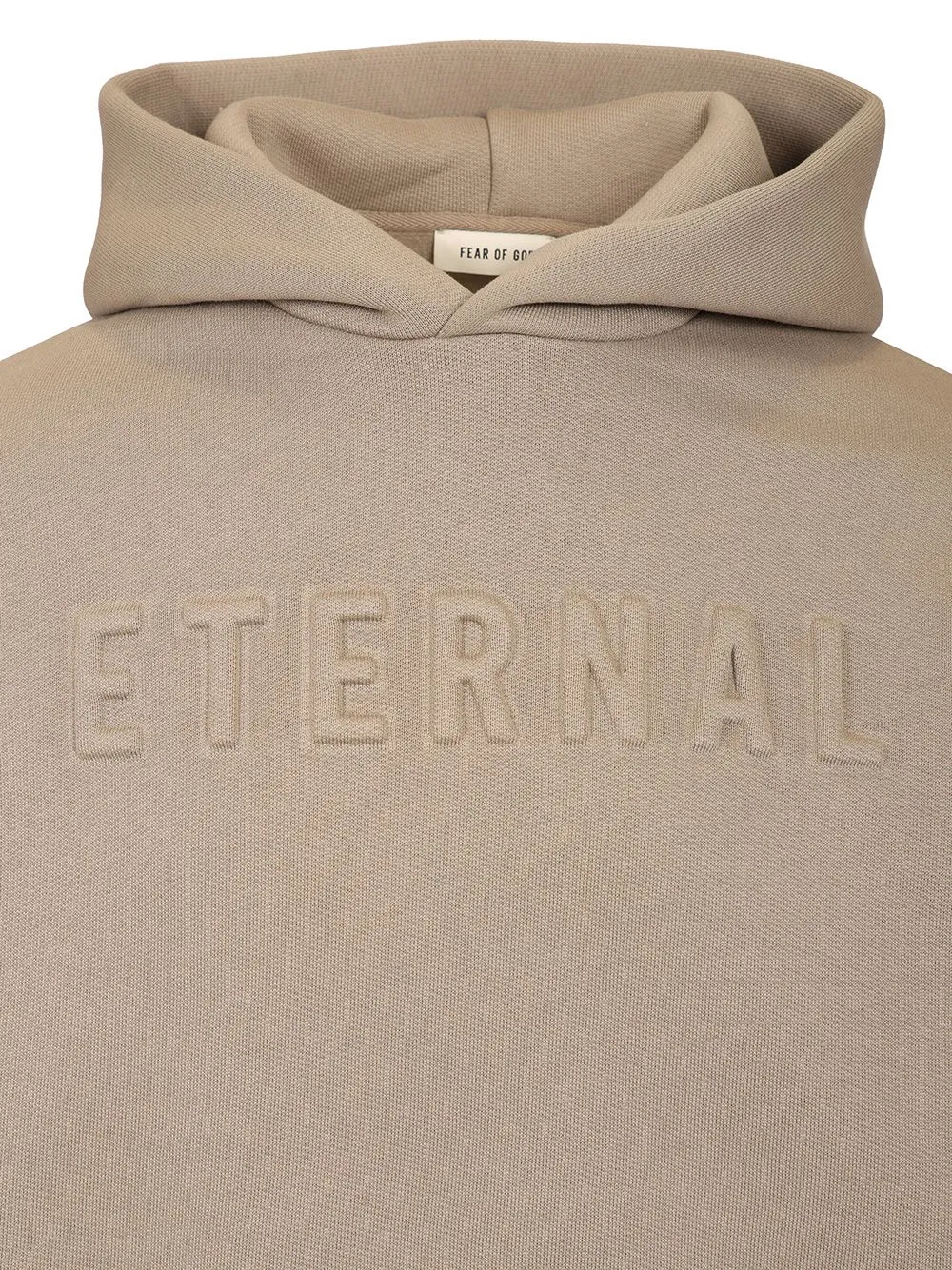Fear Of God Logo Embossed Hoodie