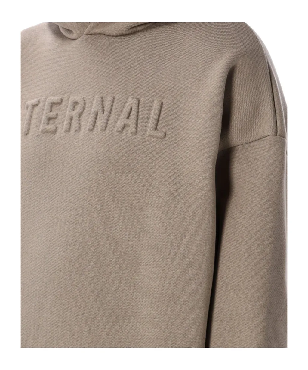 Fear Of God Logo Embossed Hoodie
