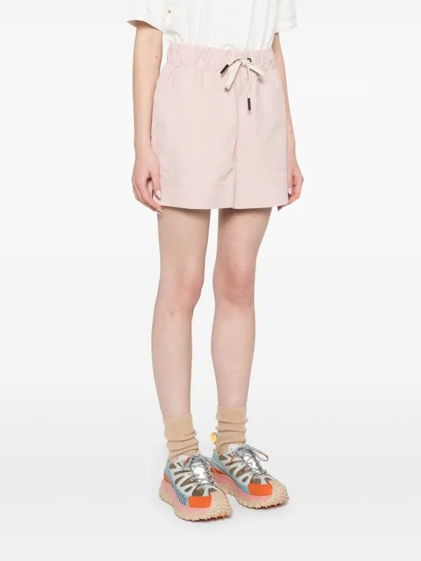 Moncler Grenoble Logo Patch Drawstring Shorts