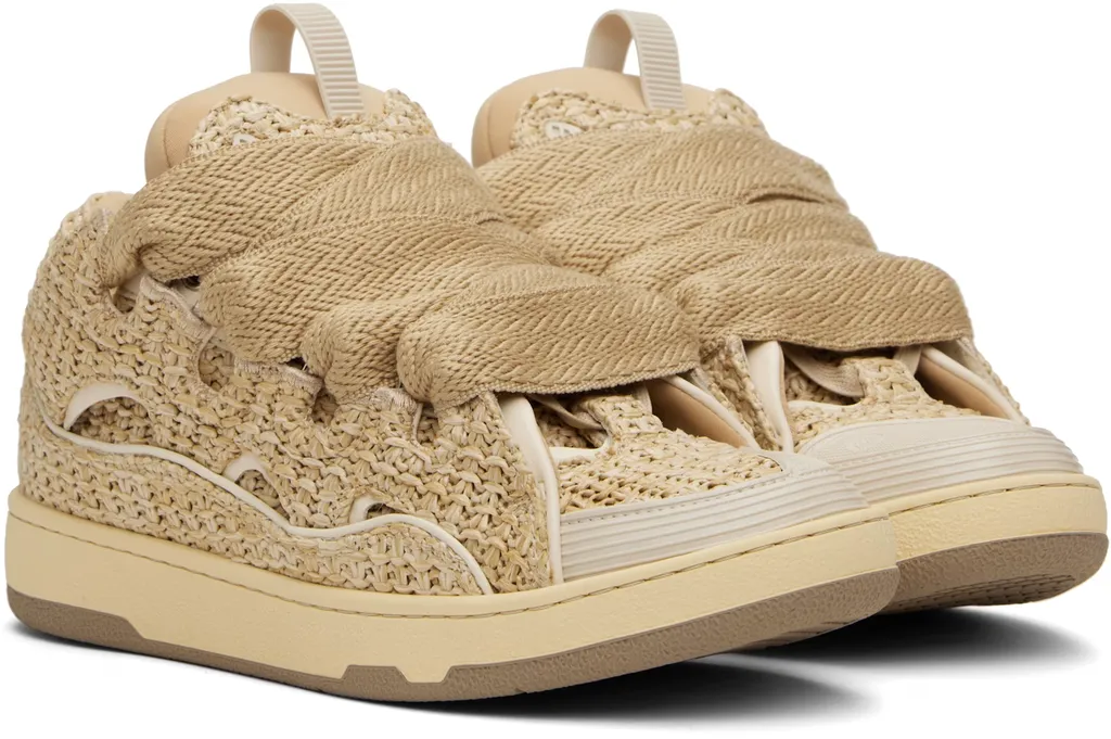 Curb Raffia Sneakers