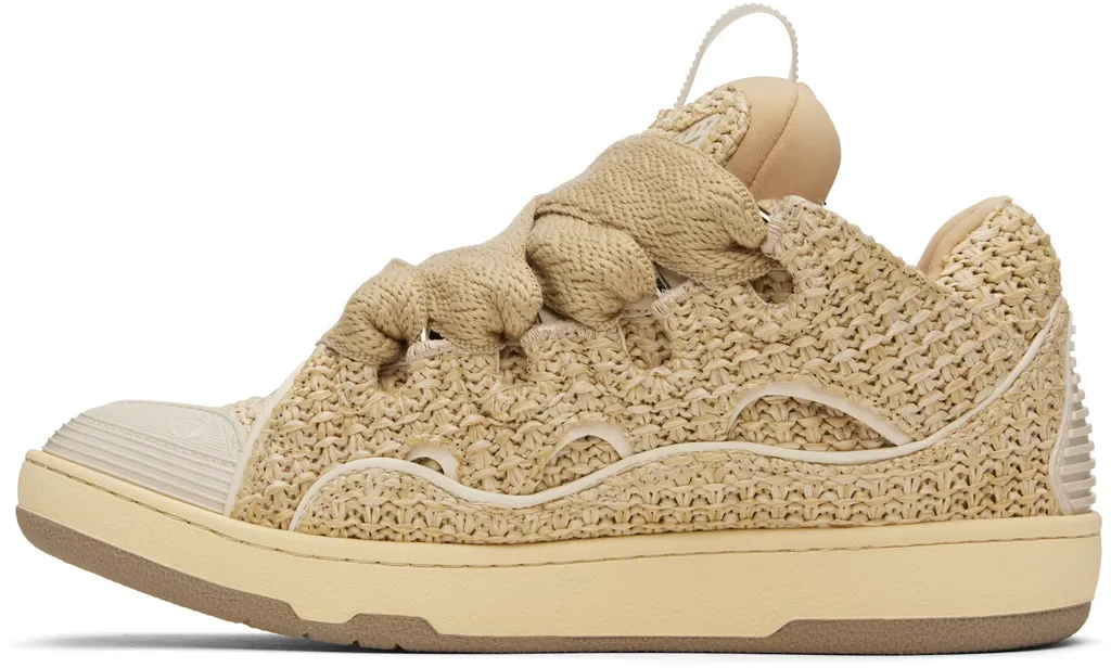 Curb Raffia Sneakers