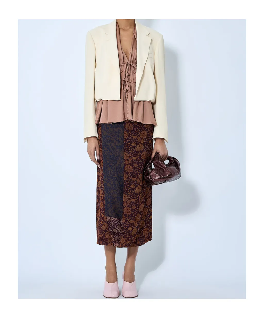 Crop Single-Breasted Blazer