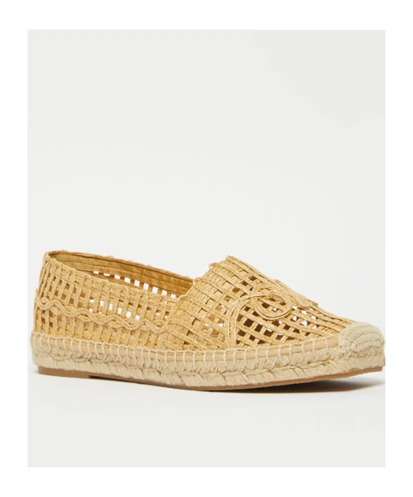 Raffia-Effect Espadrilles