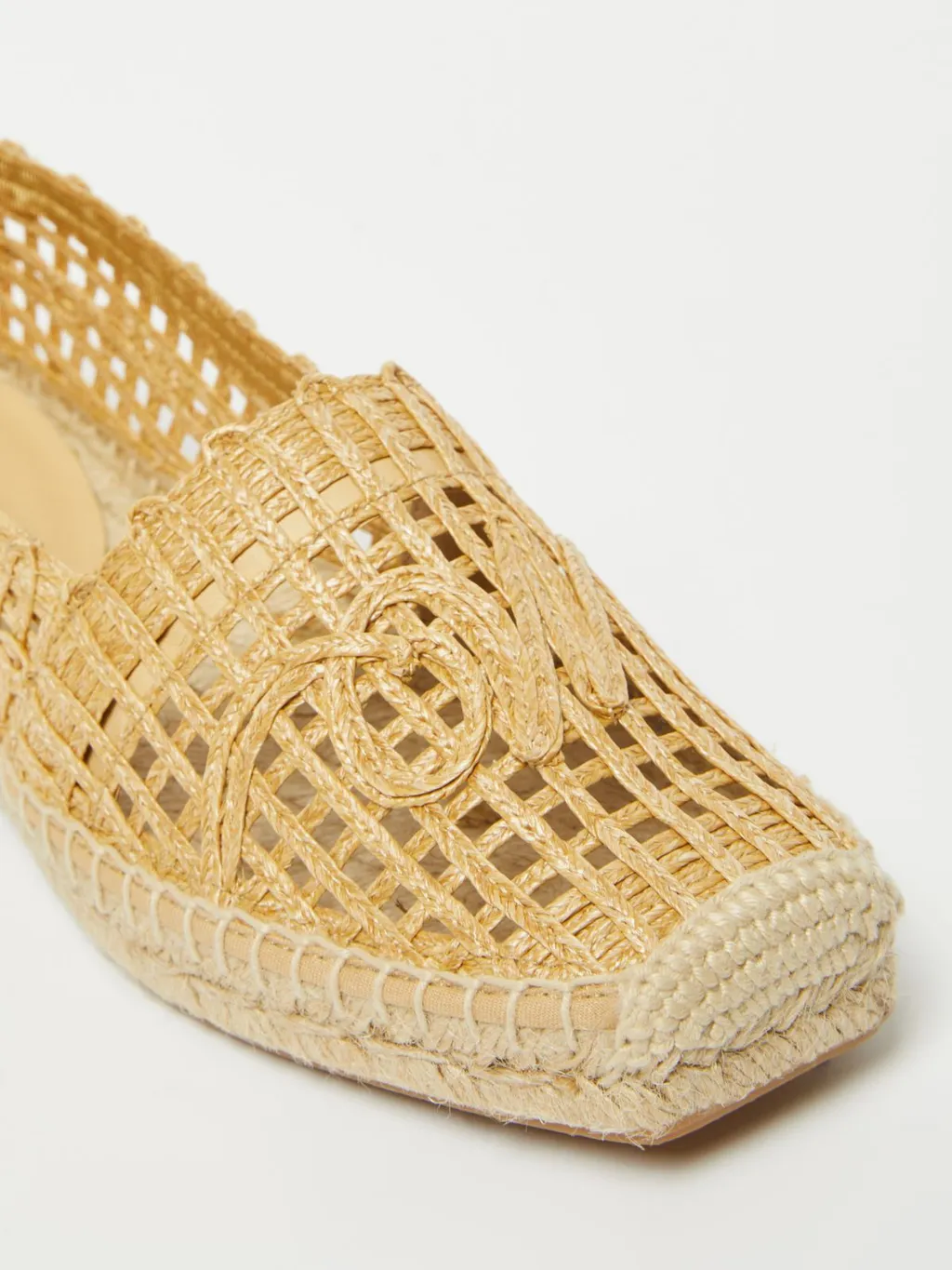 Raffia-Effect Espadrilles