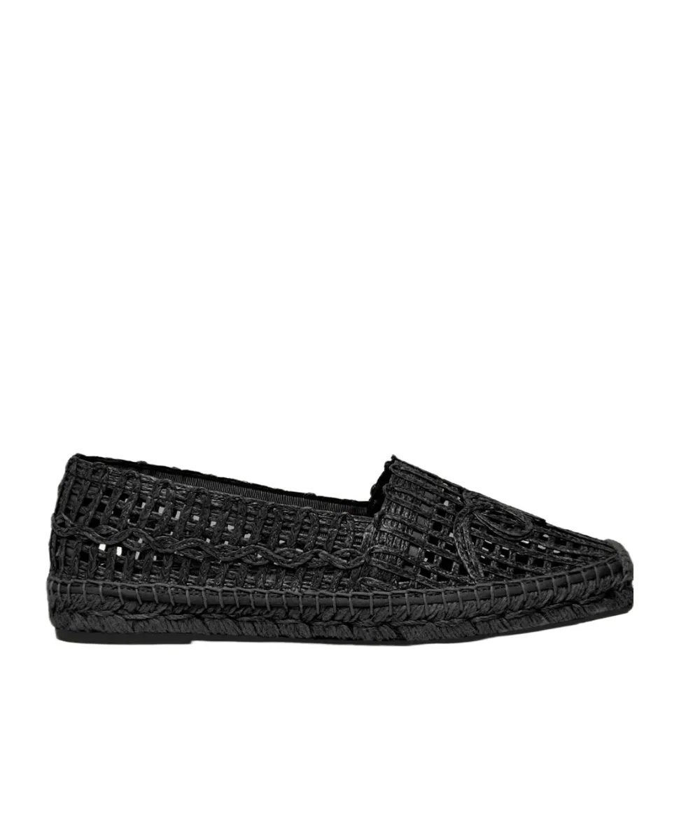 Raffia-Effect Espadrilles