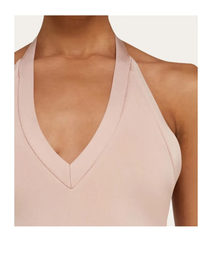 Ferragamo Knitted Halter Neck Dress