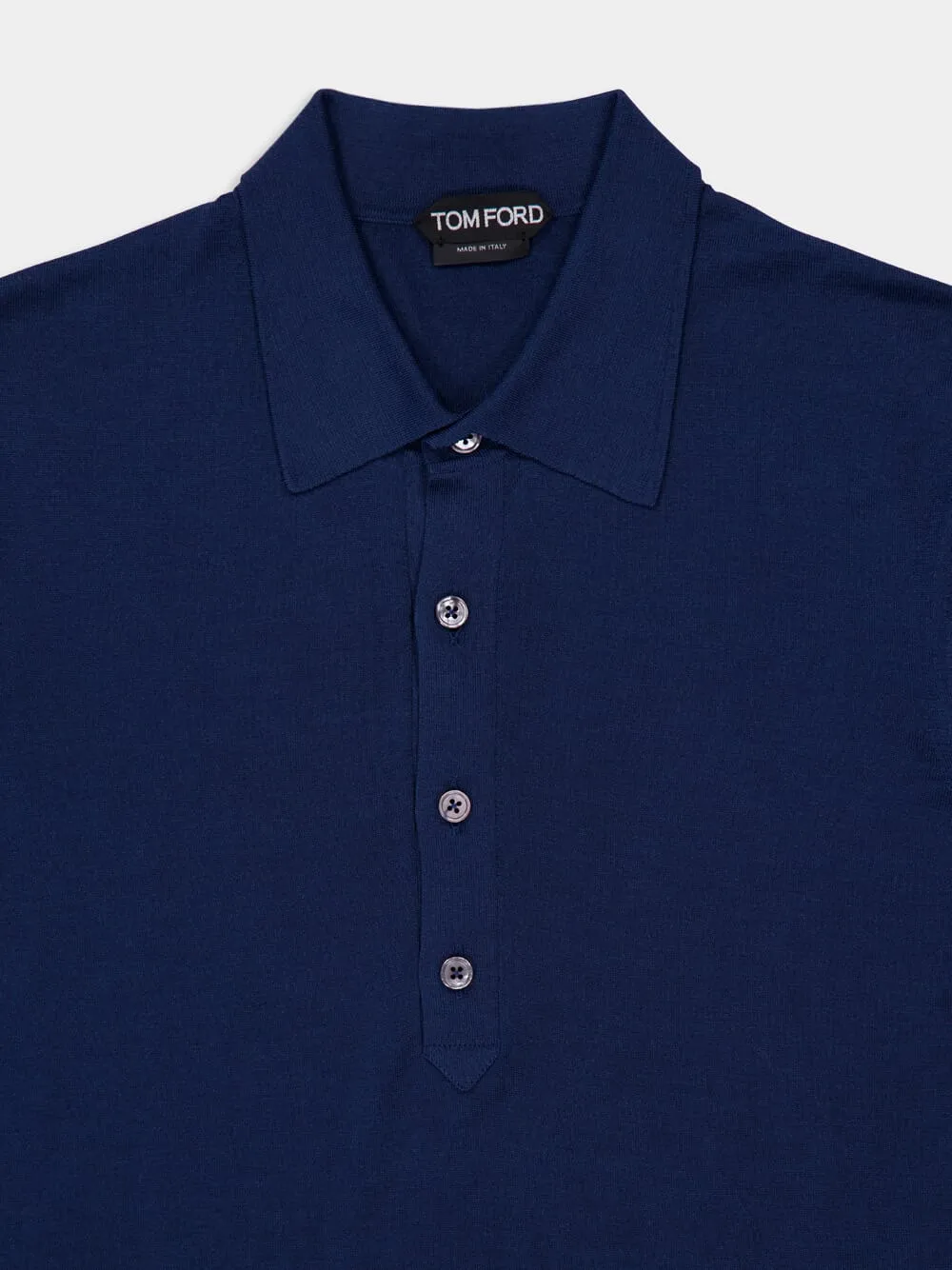Tom Ford Short-Sleeved Knitted Polo Shirt