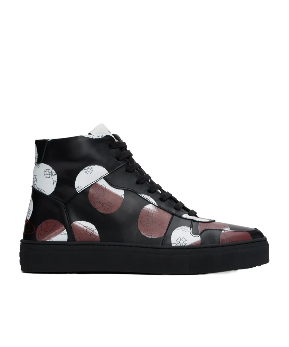Lace-Up High-Top Sneakers