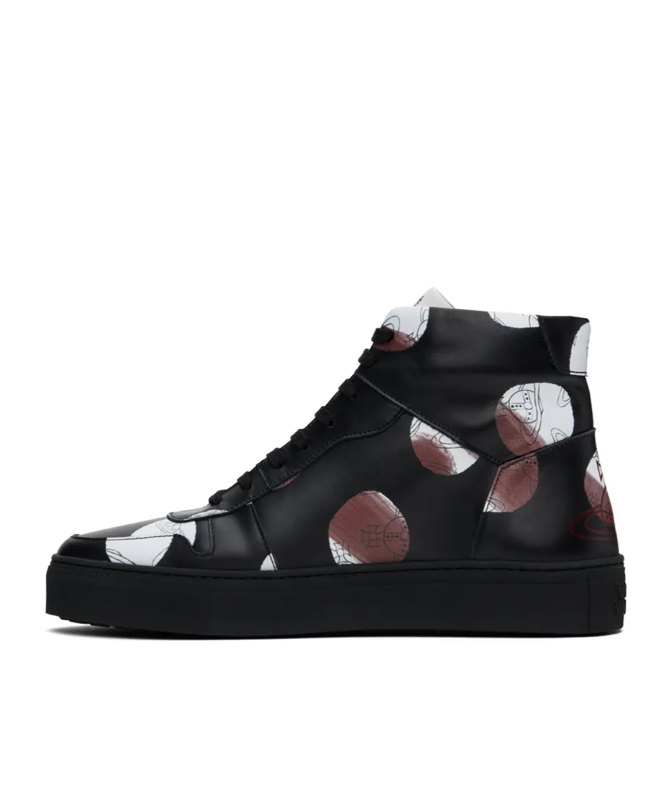 Lace-Up High-Top Sneakers