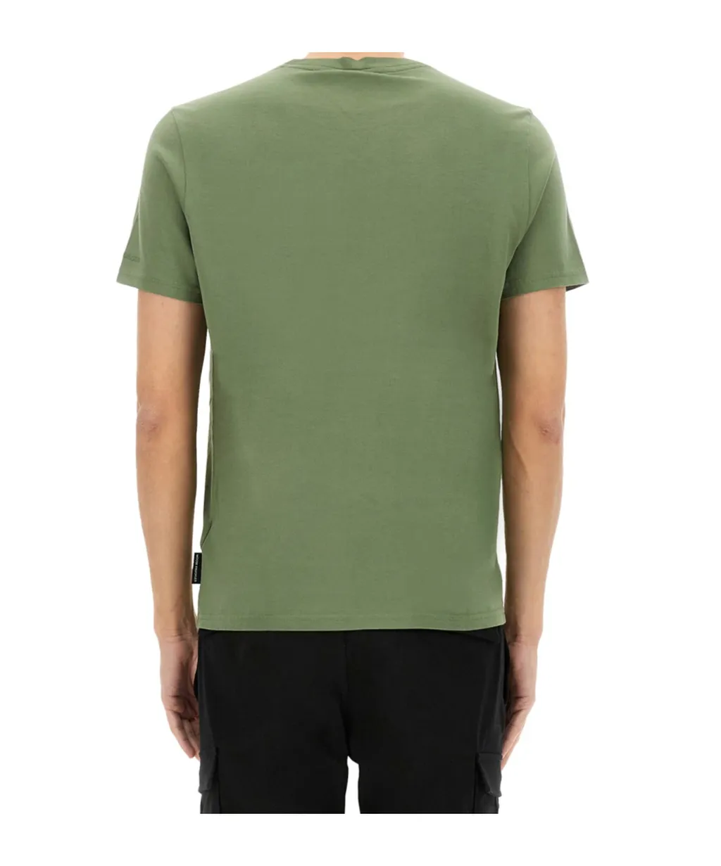 Moose Knuckles Logo Patch Crewneck T-Shirt