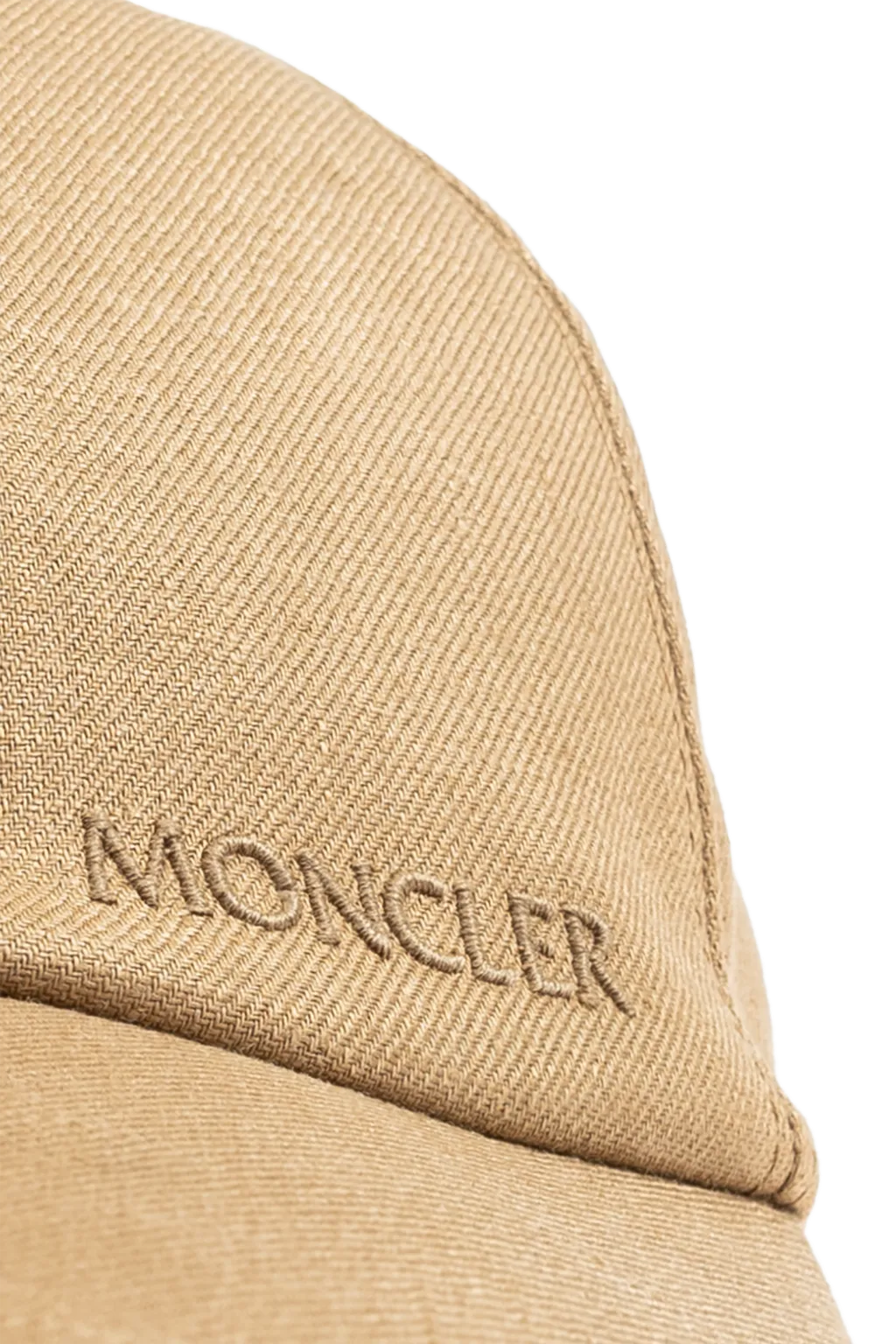 Moncler Logo Embroidered Curved Peak Cap