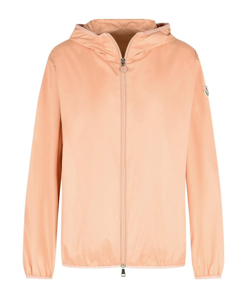 Moncler Fegeo Logo Patch Zip-Up Jacket