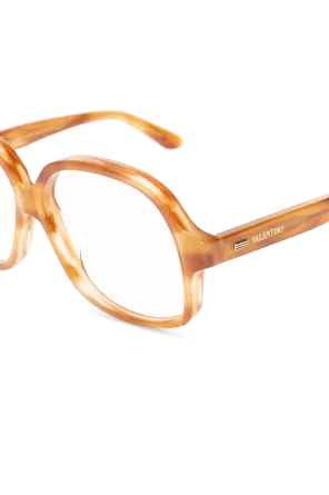 Valentino Eyewear Oversized Frame Glasses