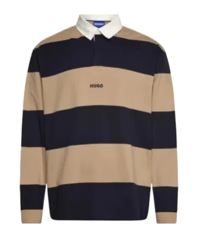 Striped Collared Polo Shirt