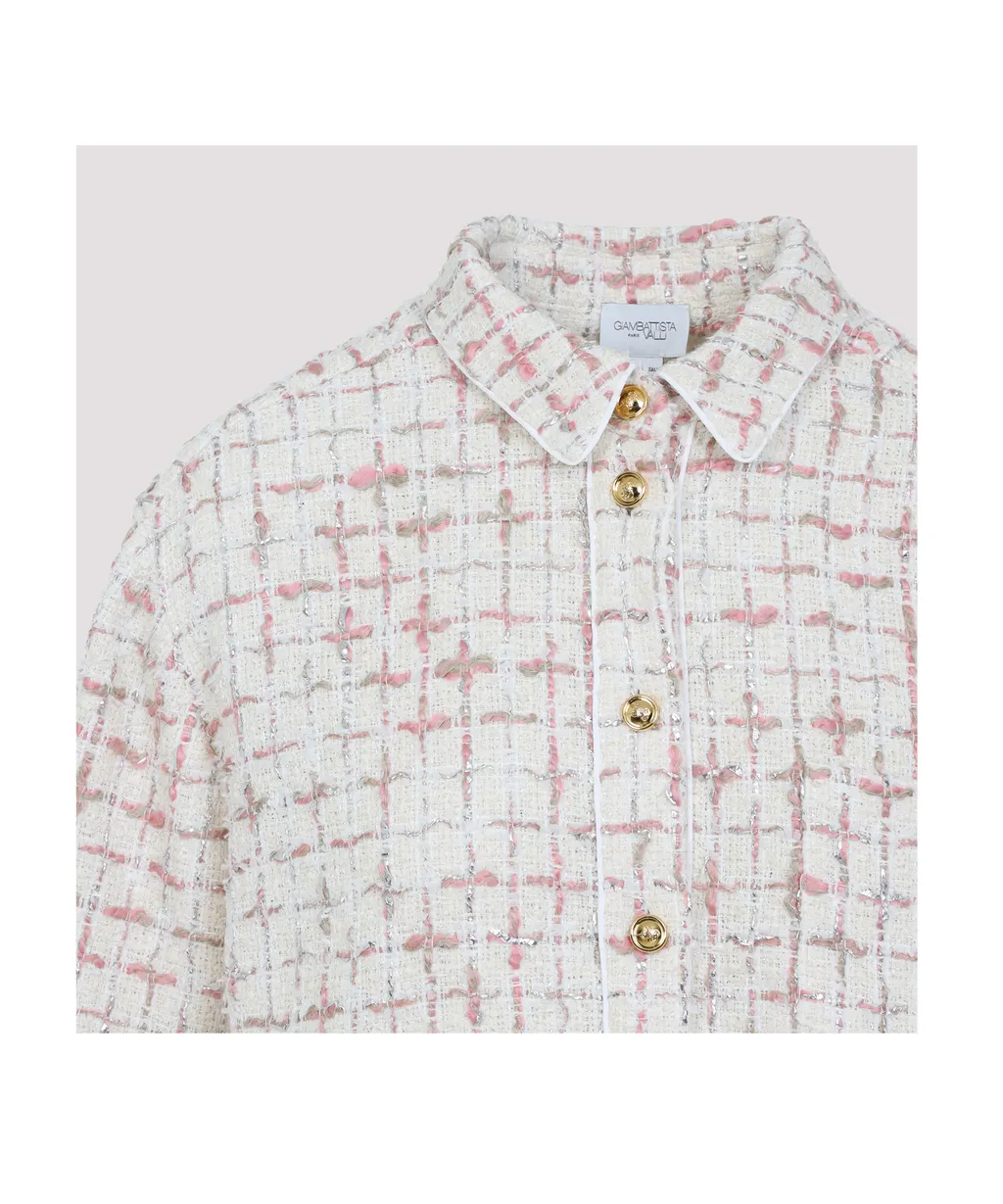 Silk Cropped Shirt