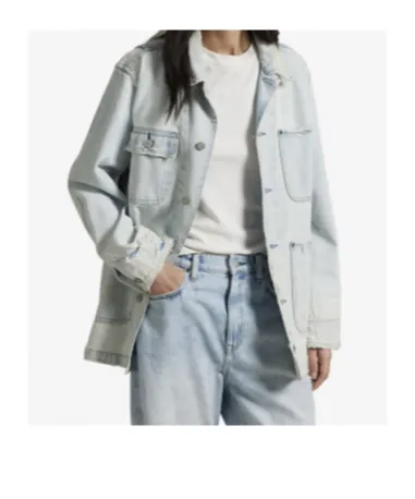 Polo Ralph Lauren Buttoned Distressed Denim Jacket