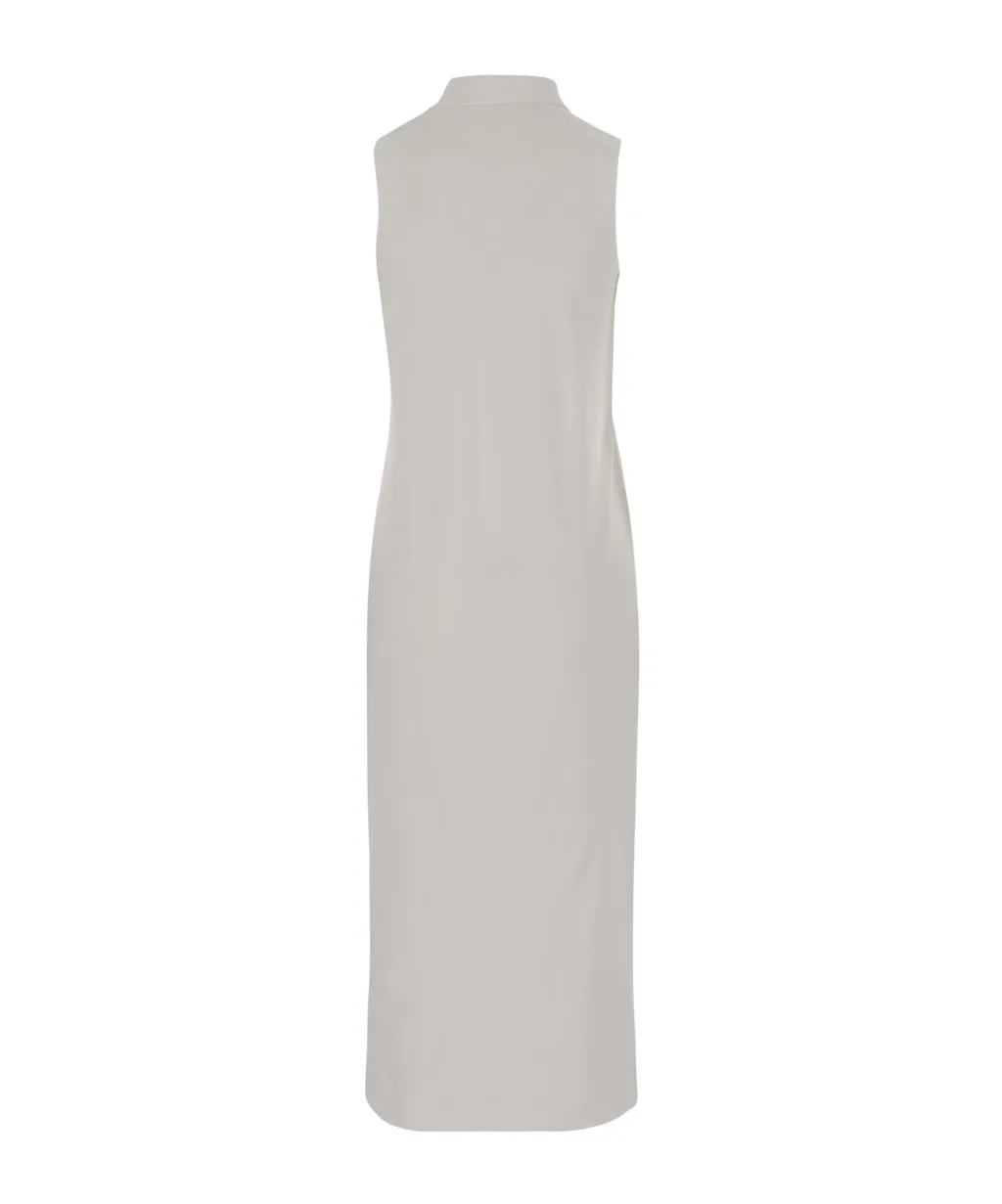 Polo Ralph Lauren Pony Embroidered Midi Polo Dress