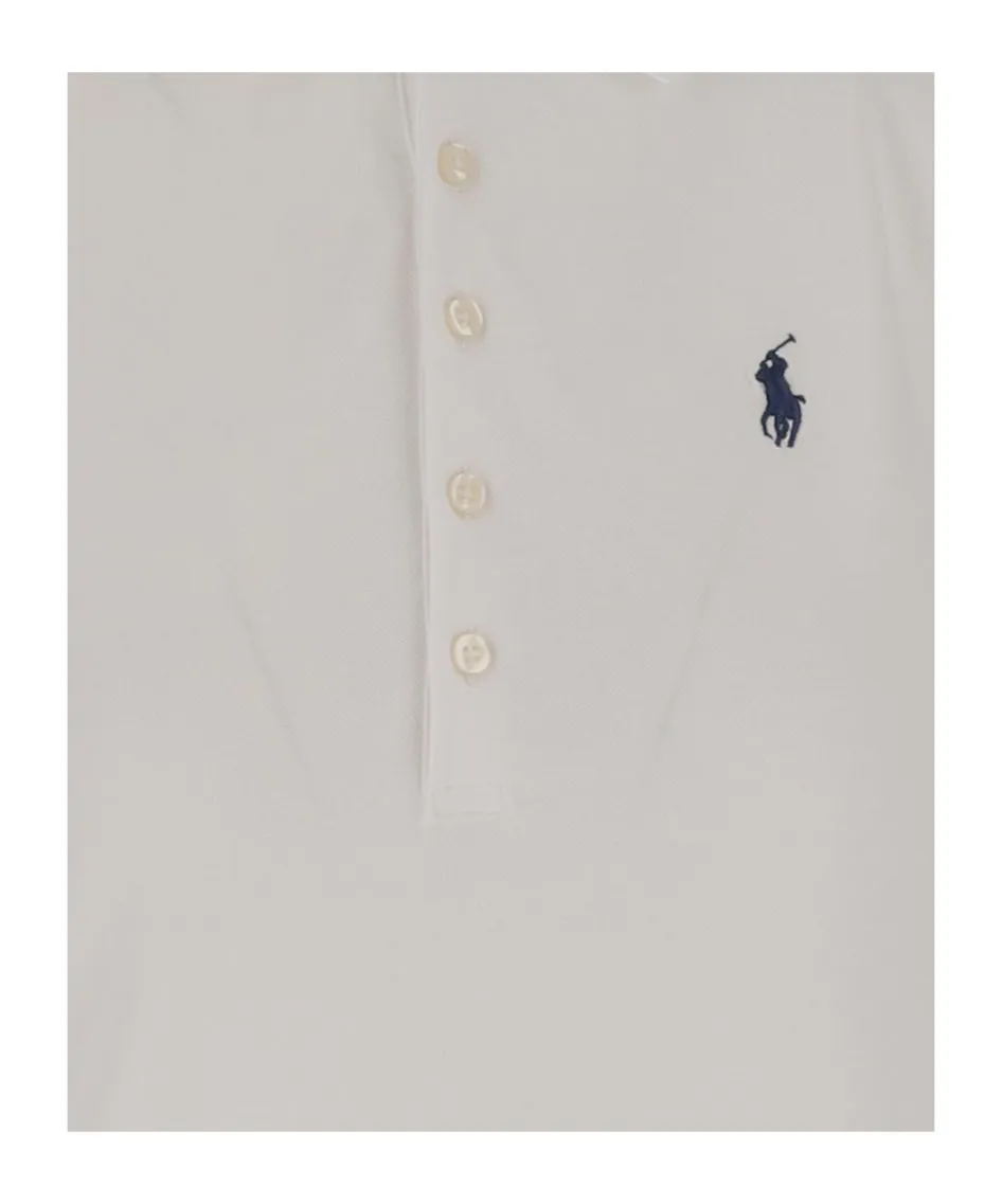Polo Ralph Lauren Pony Embroidered Midi Polo Dress