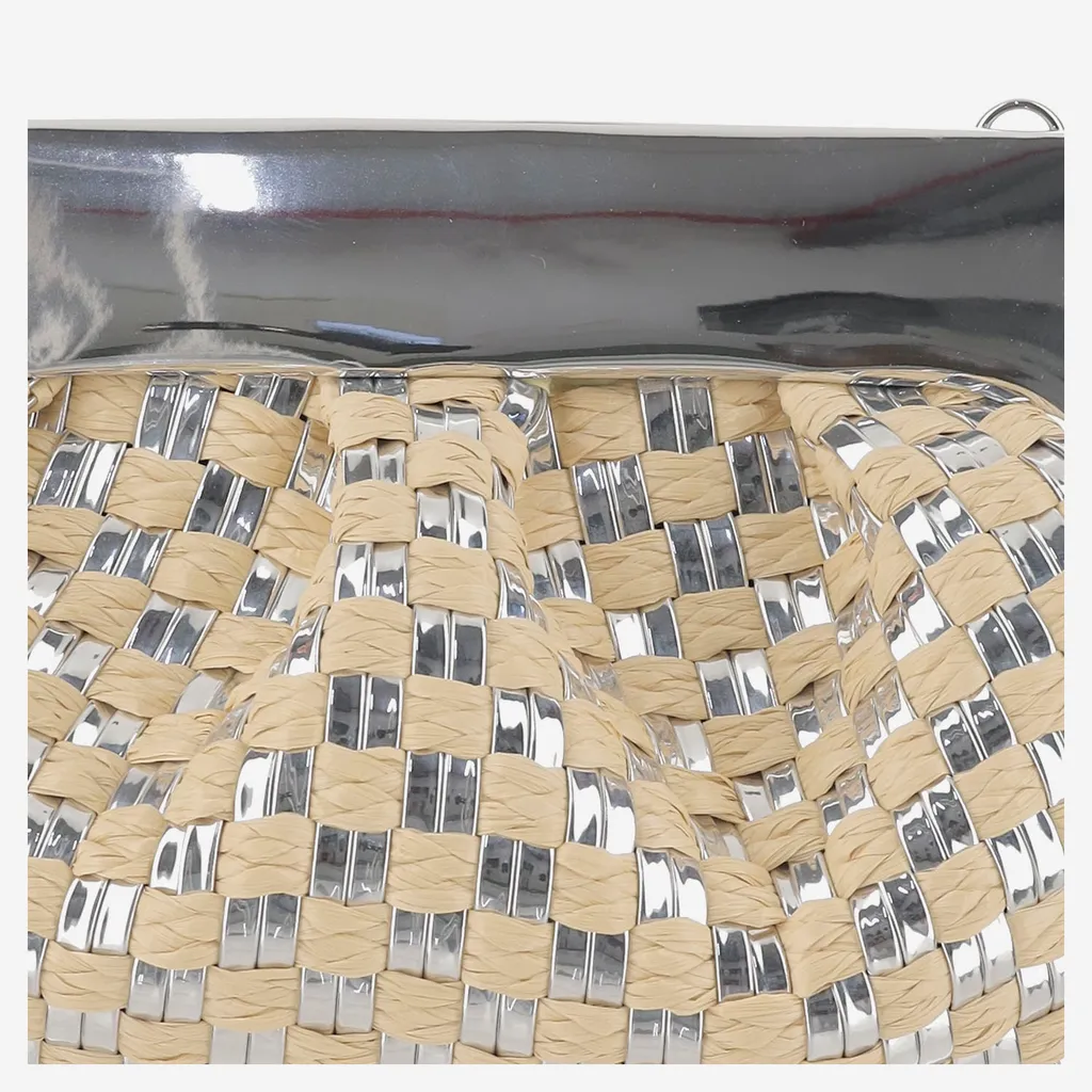 Themoirè Emera Weaved Clutch Bag