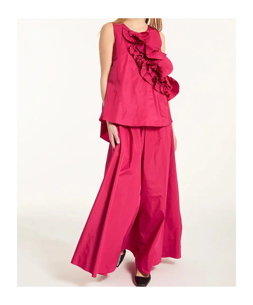 P.A.R.O.S.H. Ruffle Detailed Sleeveless Dress