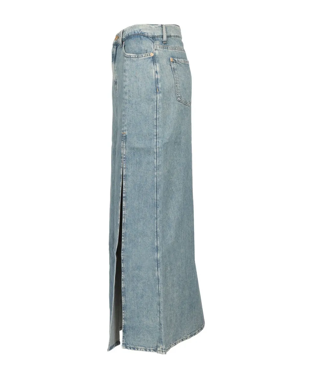 Long Skirt With High Slit