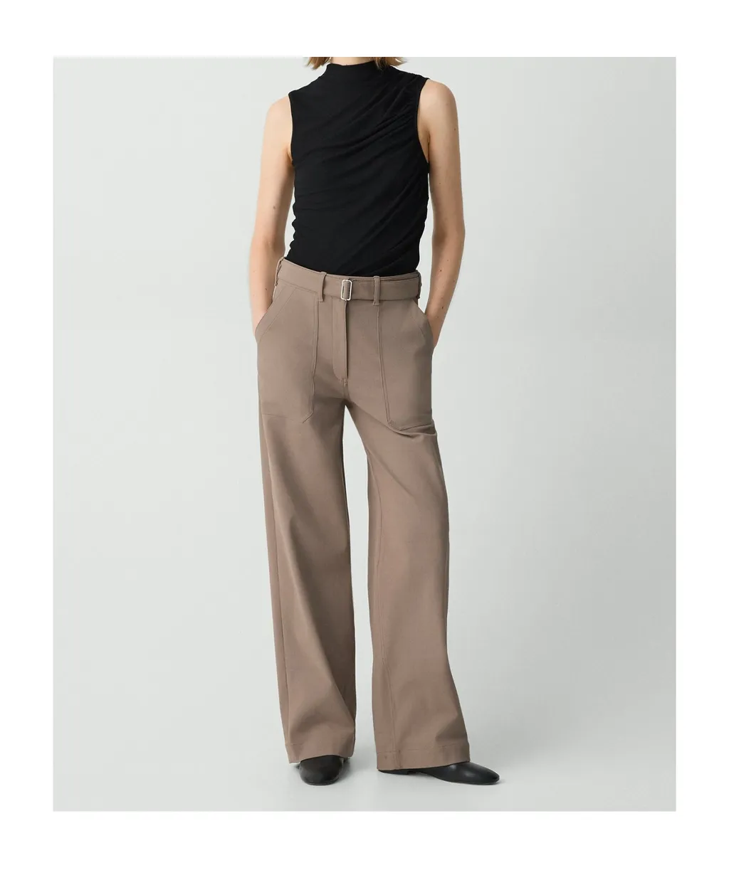 Utility Wide-Leg Trousers In Neoteric Twill