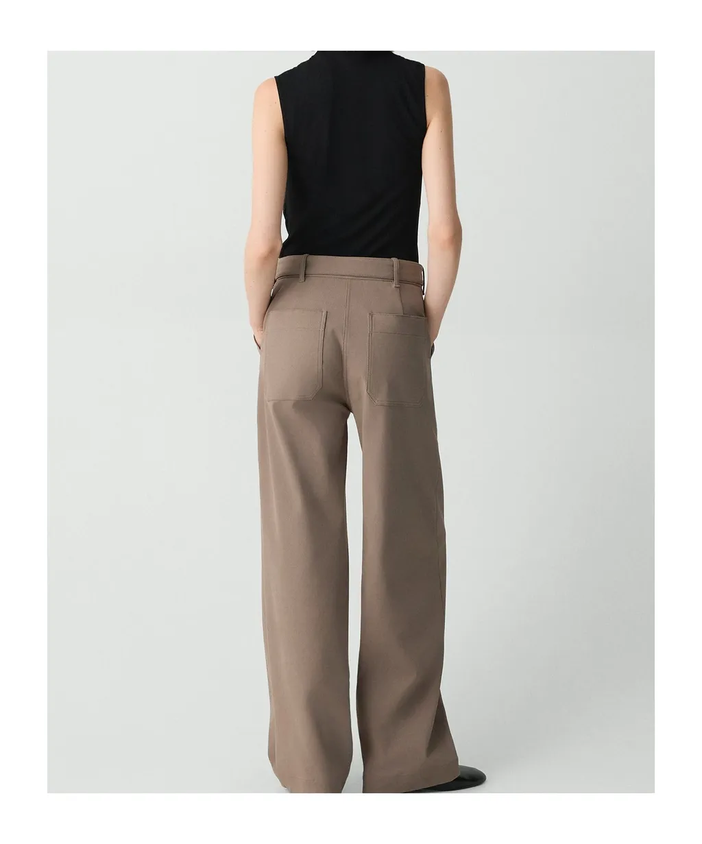 Utility Wide-Leg Trousers In Neoteric Twill