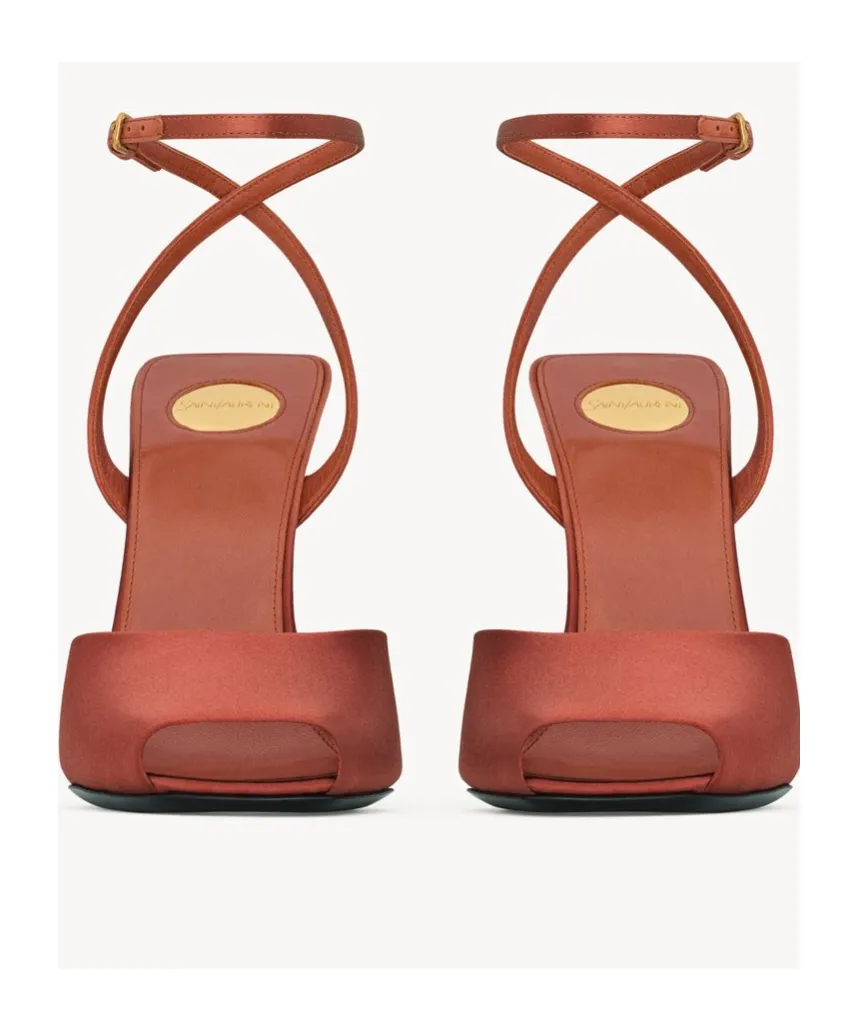 Saint Laurent La Scandale Wedge Sandals