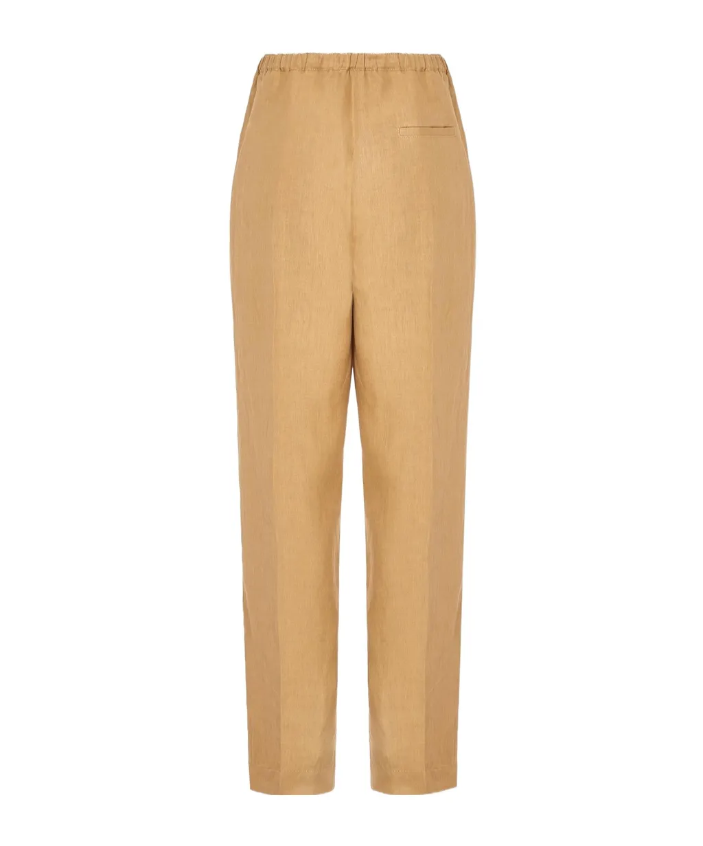 Elastic Waist Casual Pants