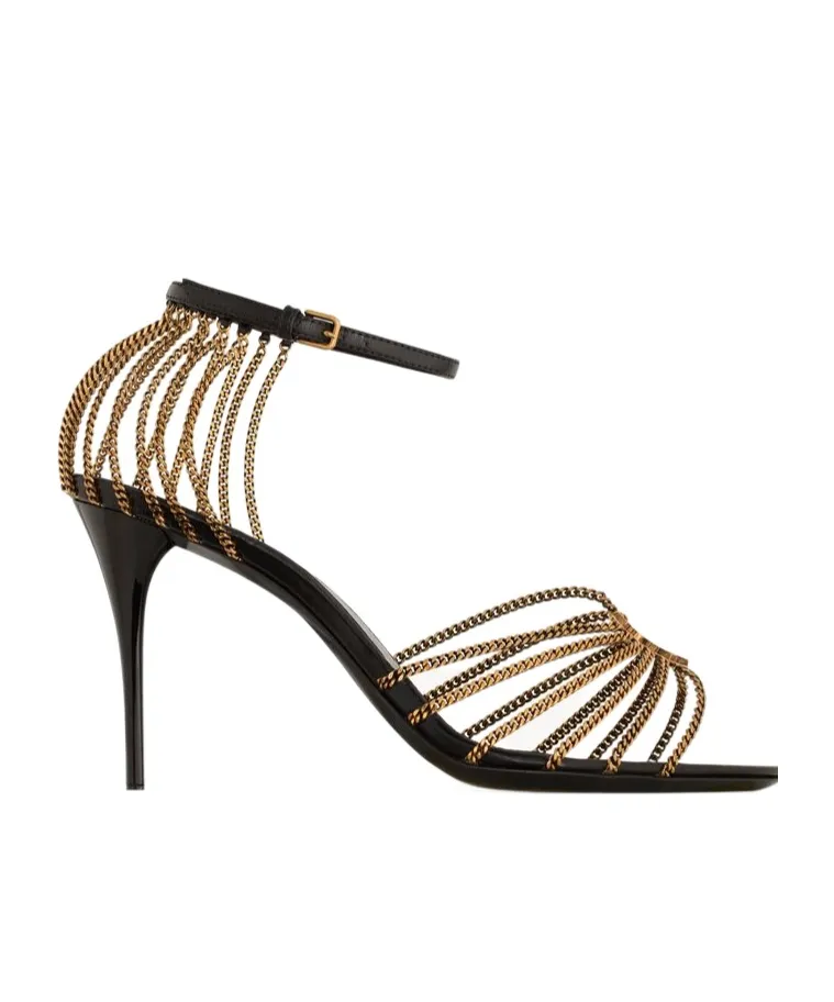 Saint Laurent Babylone Open Toe Sandals
