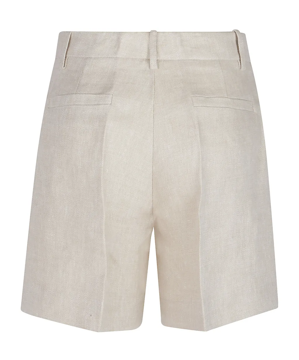 P.A.R.O.S.H. Pleat Detailed Shorts