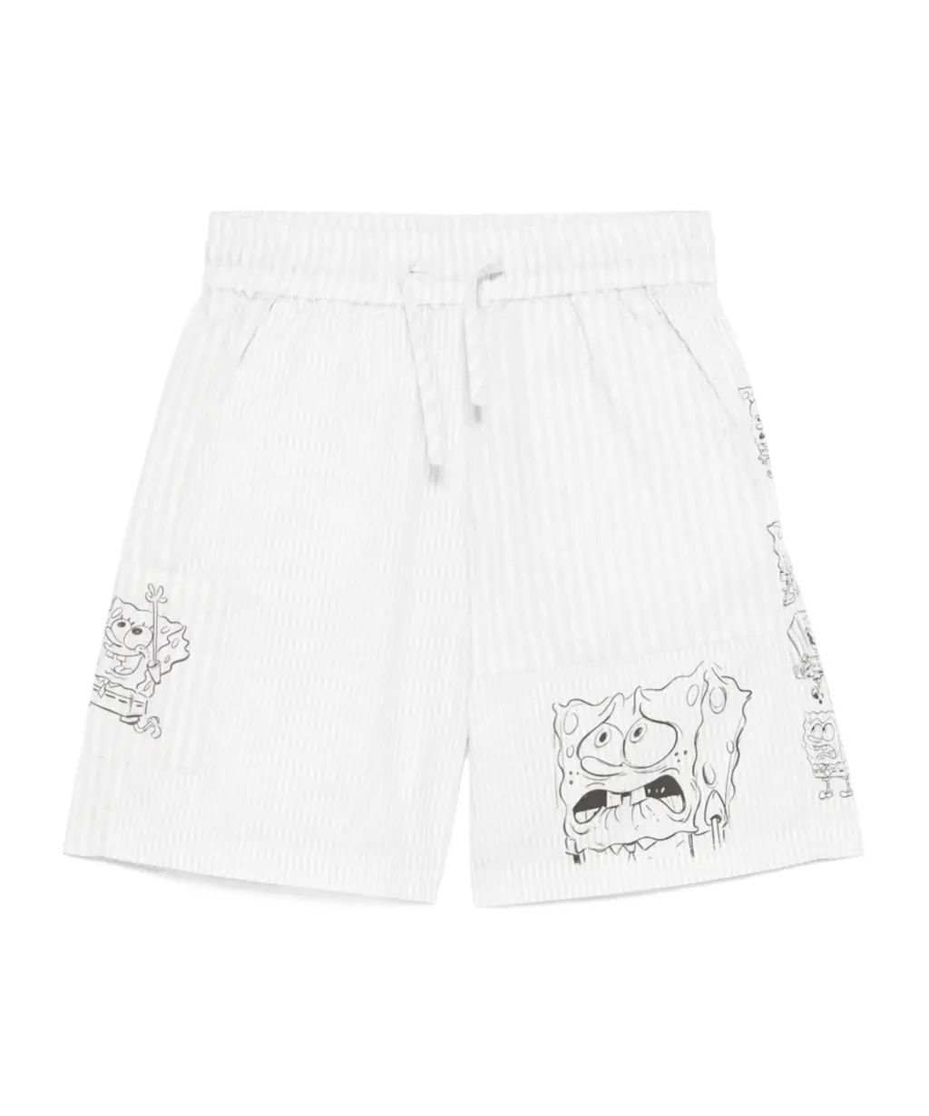 Stella Mccartney X Spongebob Squarepants Pattern Shorts